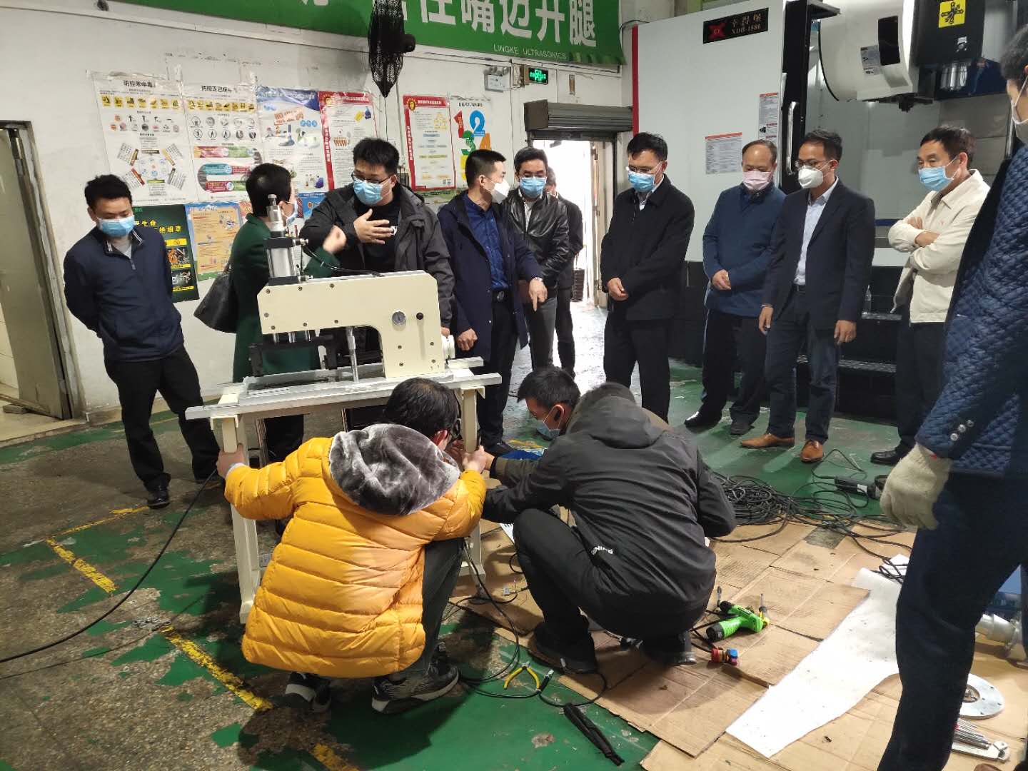 珠海市張副市長考察靈科超聲波 珠海市張副市長考察靈科超聲波